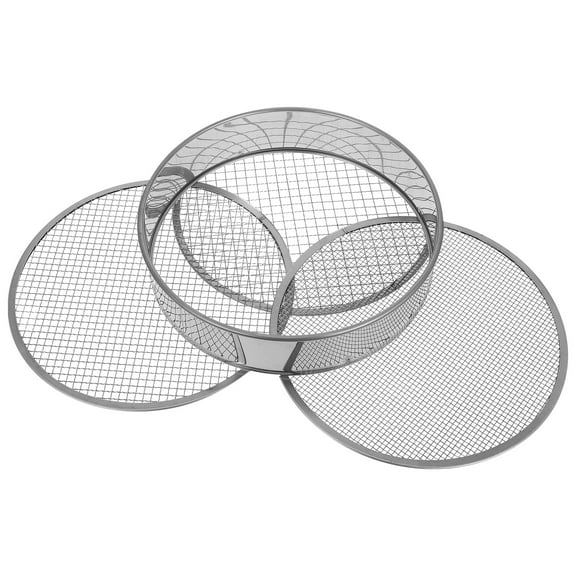 WHAMVOX OUNONA 1 Set Multi Use Sifting Pan Soil Mesh Sieve Rocks Sifting Tool Handheld Garden Sifter Soil Sifting Pan