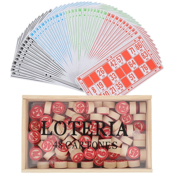 unbranded 1 Set Of Russian Lotto Game Bingo Number Chess Family Gathering Party Game Props With Box Funny Board Game For Logical Thinking And Teamwork Development
