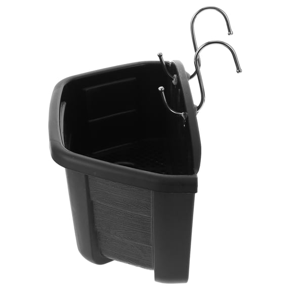 unbranded 1 Set Semi-circular Hanging Flower Bucket Decoration Flower Pot