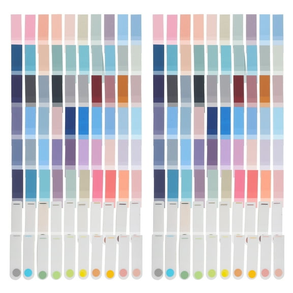 CATIEBYE Sticky Page Markers Assorted Colors Strong Adhesion Lightweight Portable Tabs for Books Notebooks 1 Set