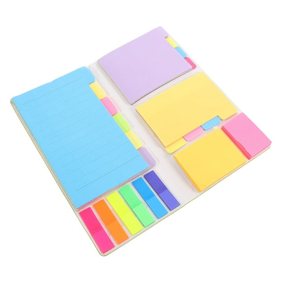 unbranded 1 Set Small Sticky Tabs Multi Colored Paper Adhesive Function for Study Aids