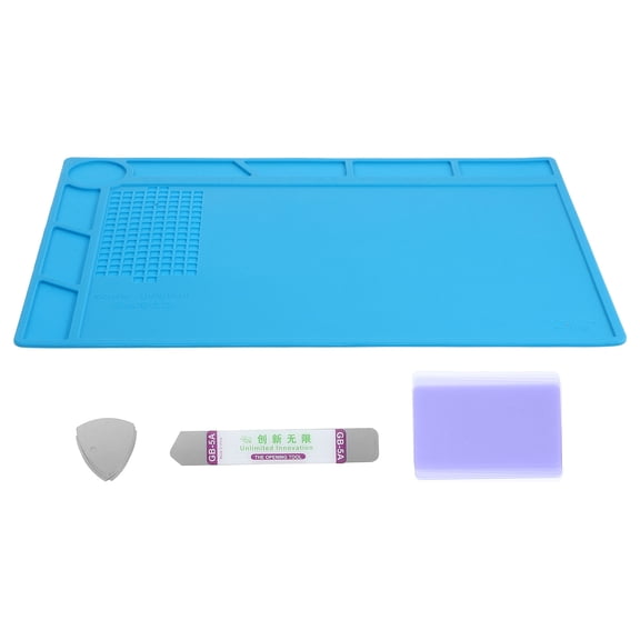 unbranded 1 Set Soldering Mat Insulated Mat Solder Station Soldering Pad Soldering Workbench Protective Mat Workbench Mat Solder Workbench Mat Solder Mat For Soldering