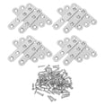 thumbnail image 1 of FONDOTIN Stainless Steel Flat Straight Brace Connector for Wood Furniture Repair, Support & Woodworking Hardware Accessories, 1 of 1