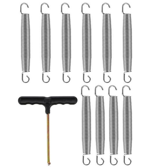 unbranded 1 Set Versatile Trampoline Springs Sturdy Tension Springs Extension Springs with Hook