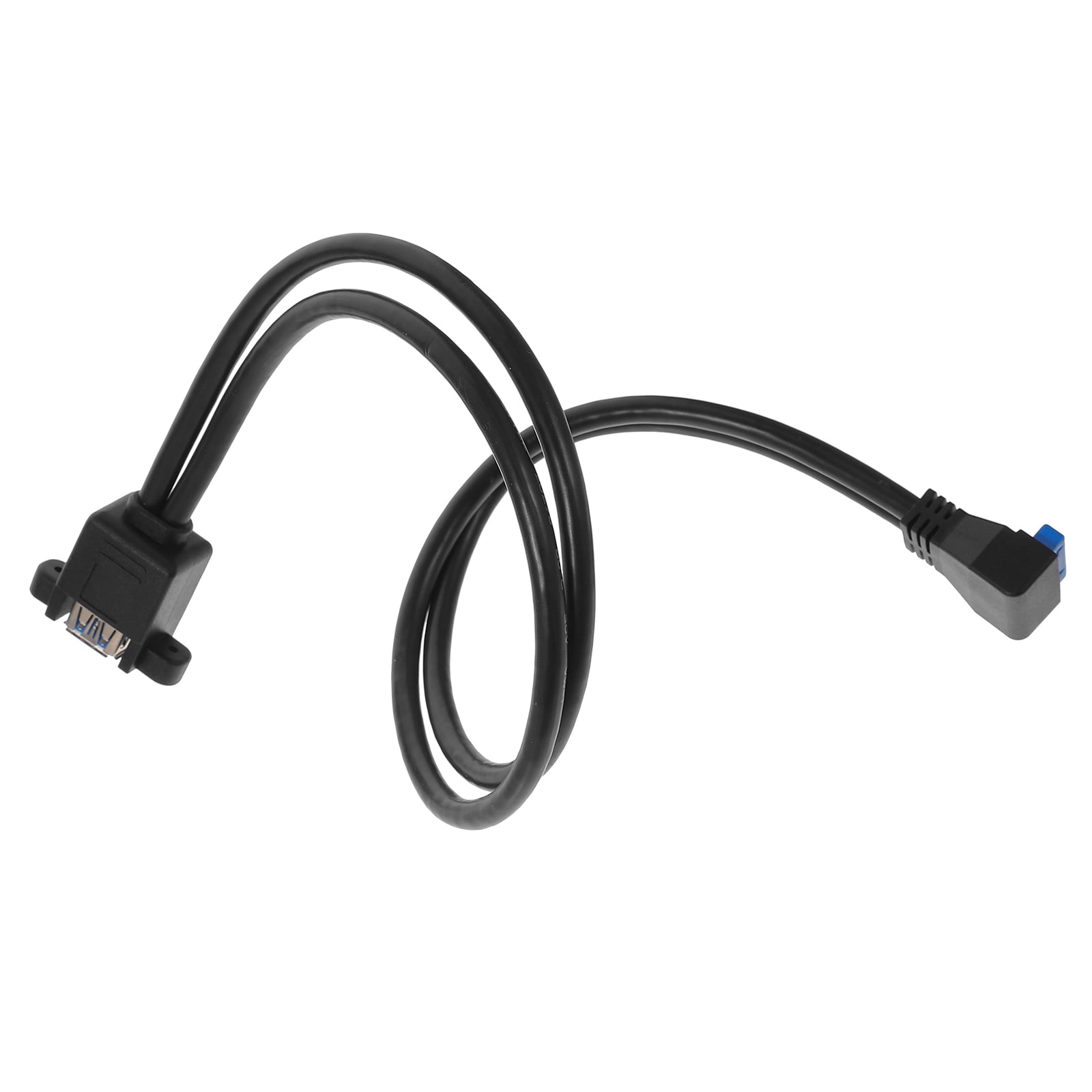 unbranded 1 Set of Dual Ports Extension Cable 19pin Header Cable Panel ...