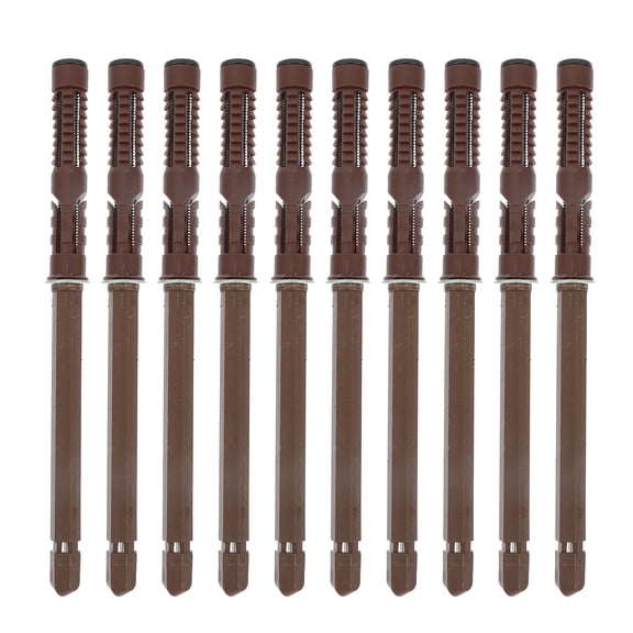 unbranded 10 PCS Folding Brackets Heavy Duty Partition Support Pin Angle Shelf