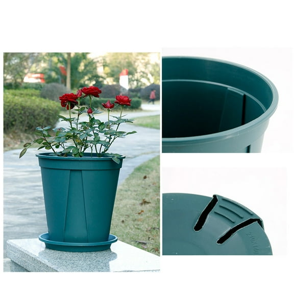 unbranded 10 PCS Pots for Plants Plant Pot Plant Flowerpot Green Flower Pots Plant Flower Pots Rose Pots