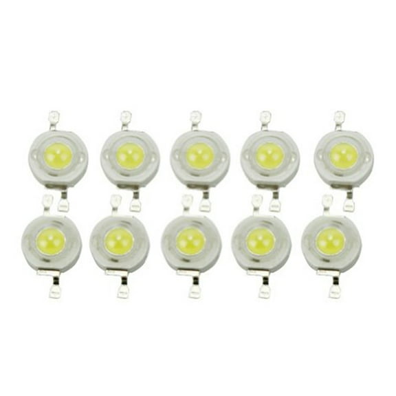 WEUVEB Multi 3W High Power LED Beads Soft Light No Glare Bulbs for Home Lighting, 10 Efficient