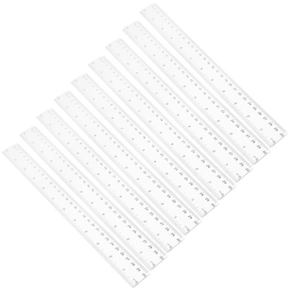 unbranded 10 Pcs Ruler Joinery Construction Protractor Office Supplies Student