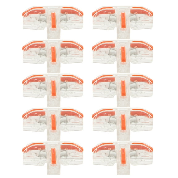 unbranded 10 Pcs Batteries Press The Splitter Electrical Terminals 4X2.6CM Red
