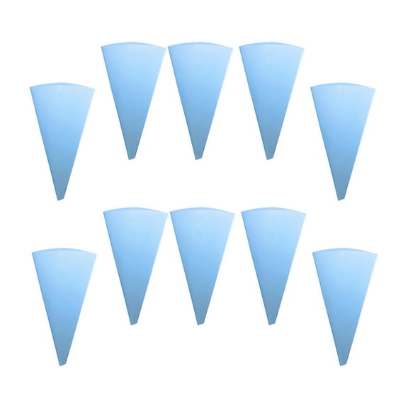 Hytrove Cake Decorating Bags Sky-Blue 10Pcs 10 Inches