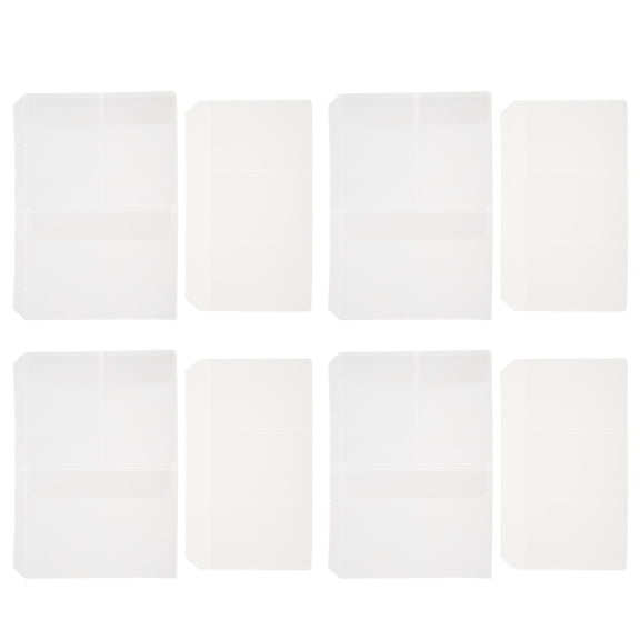 unbranded  10 Pcs Business Card Bag Bill Ticket Storage Bags Spiral Notebook Accessory