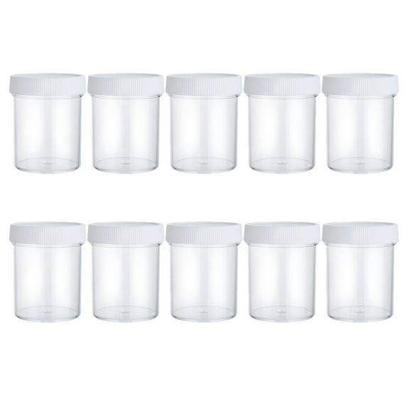NIYANGLE Travel Skincare Containers Cosmetic Sample Holder Transparent 10Pcs
