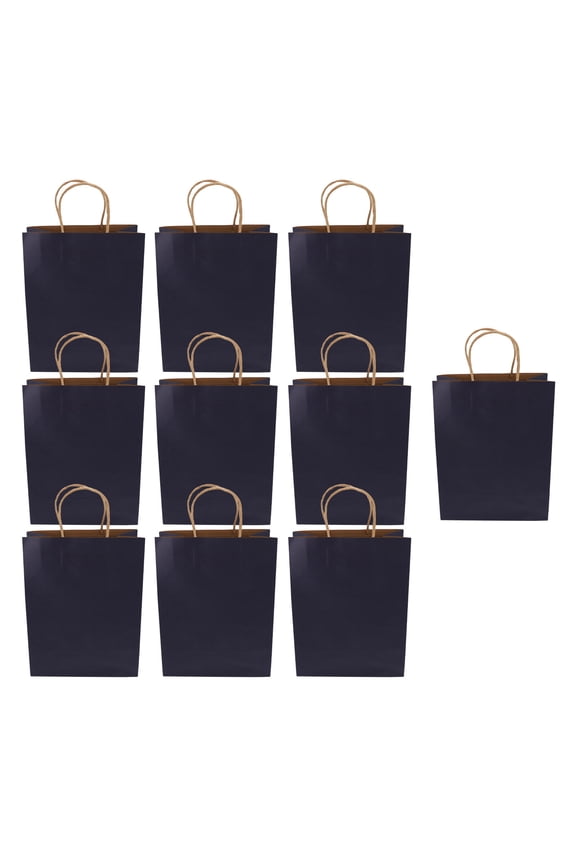 Takeaway Packing Bag Dark Blue For Friends Who Like Cooking Snacks 10Pack