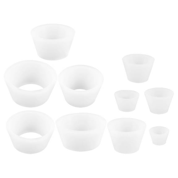 Homoyoyo Silicone Filter Adapter Cones, Easy Installation, Wide Compatibility, White, for Home and Kitchen Use