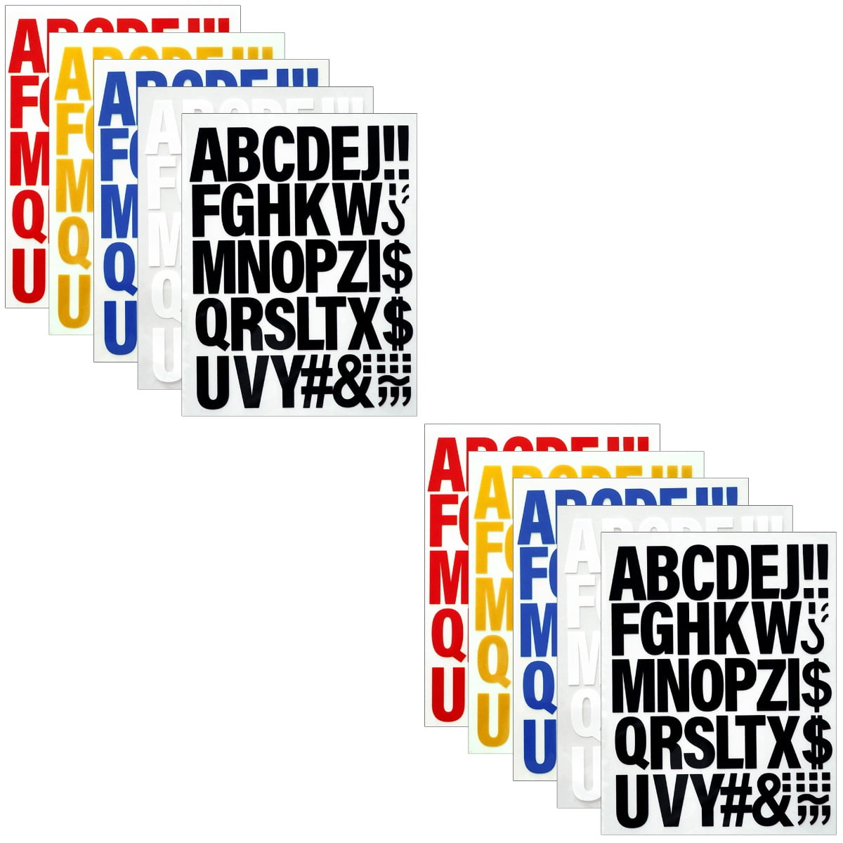 unbranded 10 Pcs  Crafting Iron On Letters English Letter Patches Clothing Iron On Letters DIY Clothing Letters Decors
