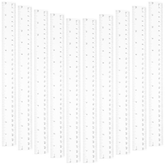 10 Pcs Architect Ruler and Protractor Set, Versatile Measuring Tools for Drawing, Drafting, and Precision Work