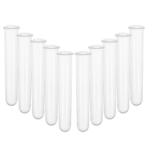 unbranded 10 Pcs Fairy Light Hooks Gutter for Outdoor Lights Acrylic Test Tube