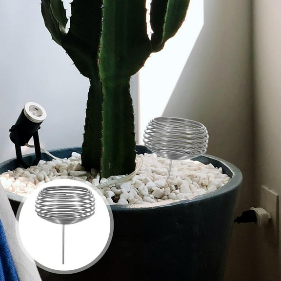 PAMINGONO Plants Fertilizer Applicator Stainless Steel Silver 10Pcs