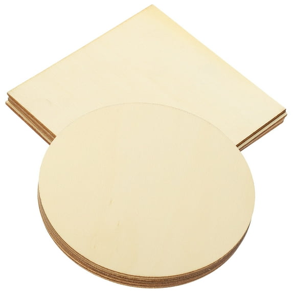 Greenadscape Diy Wood Slices Beige 10Pcs 3.9X3.9X0.08In