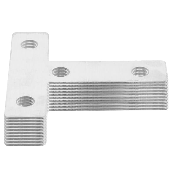 unbranded 10 Pcs Hardware Bracket Plate Impeccable Welding Brackets Sturdy Steel
