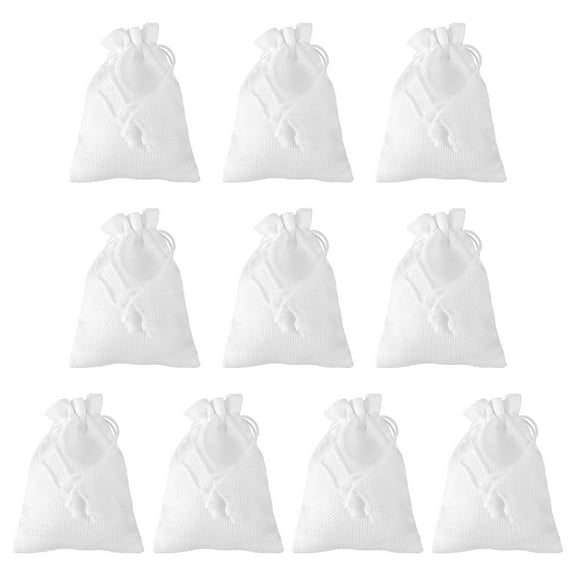 unbranded 10 Pcs Heavy-duty Belt Strap Slides Slider Adjuster Travel White