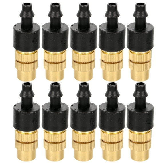 unbranded 10 Pcs Hose Quick Connect Jet Nozzle Adjustable Atomizing