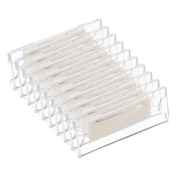unbranded 10 Pcs Insert Card Badge Labels Cards Student Staff Transparent