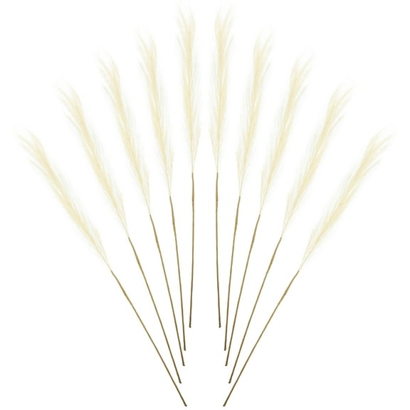 unbranded  10 Pcs Pampas Grass Plants Table Dried Ornaments Artificial Pompous Faux