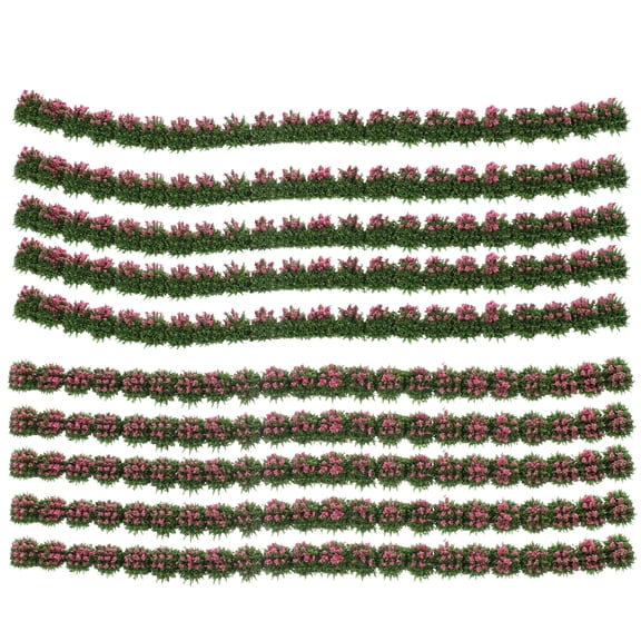 10pcs Artificial Flower Clusters Strip Faux Flowers for Home Decoration and Craft Supplies