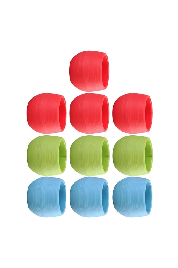 10 Pcs Cute Plant Pot Small Plastic Splicing Succulent Pots Round