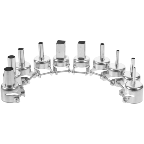 unbranded 10 Pcs 7 Specifications of Hot Nozzles Duckbill Airline Soldering Heat Silver