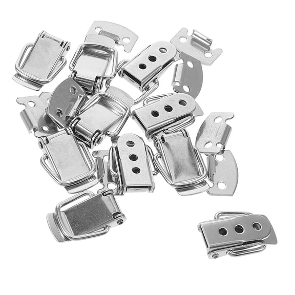 YSNOOWE Child Safety Cabinet Locks Toggle Latch Silver Stainless Steel 10Pcs