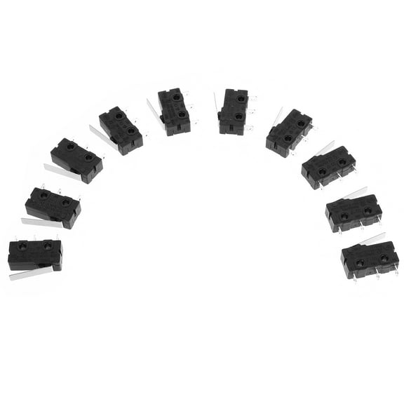 unbranded 10 Pcs Straight Handle Micro Switch Switches Microswitch with Lever