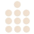thumbnail image 1 of unbranded  10 Pcs Unfinished Wood Ornaments Sandpaper Discs Drywall Sander, 1 of 8