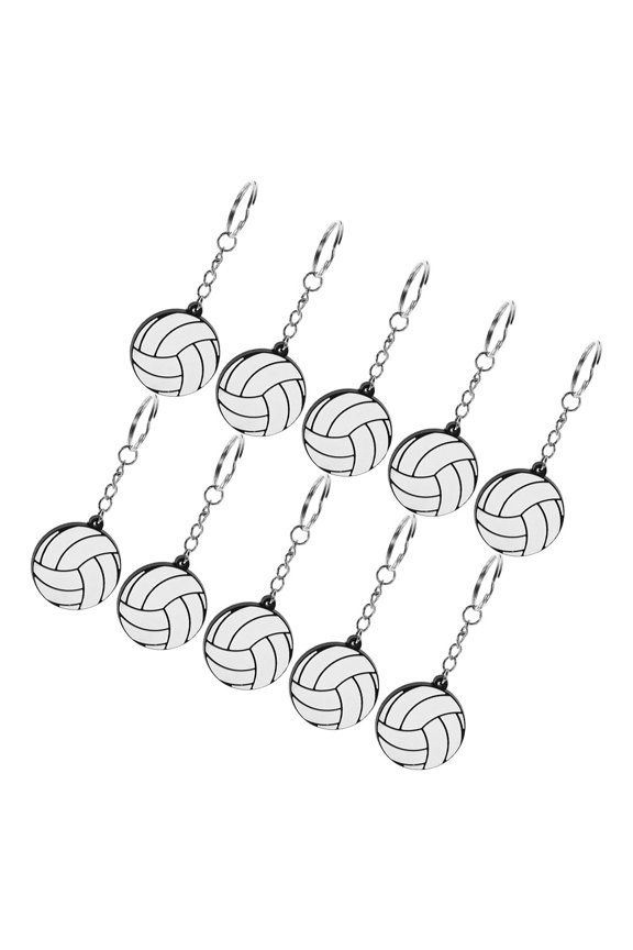 10 Pcs Volleyball Keychain Player Gift Keychains of The Lid Child