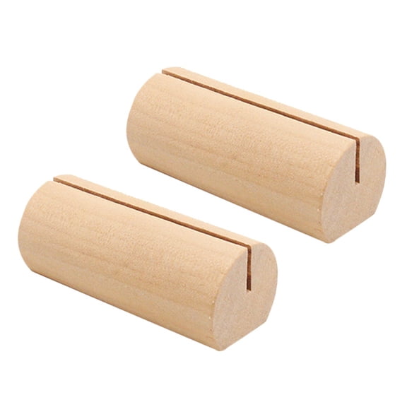 unbranded 10 Pcs Wedding Wooden Block for Menu