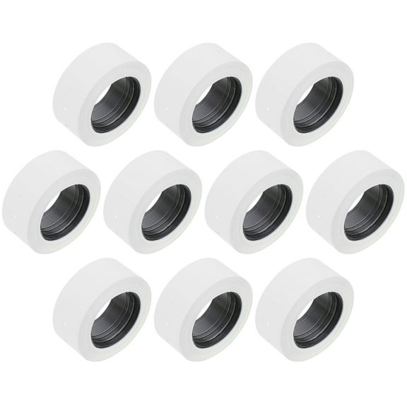 unbranded 10 Rolls Self Adhesive Price Tag Paper Practical Label Labels Wallpaper White