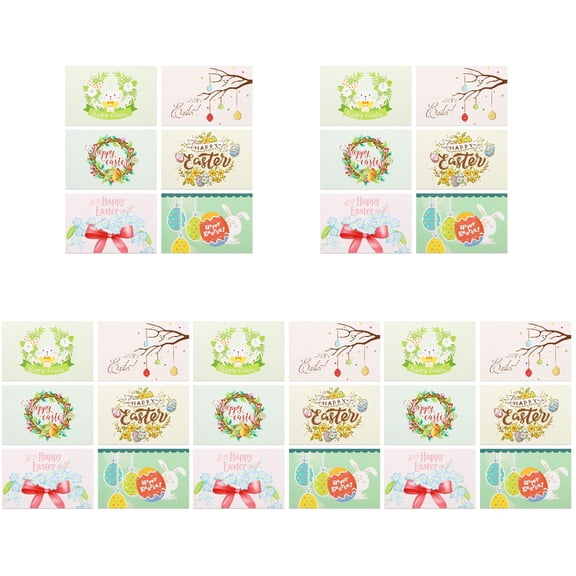 unbranded 10 Sets  Easter Greeting Card Easter Party Greeting Card Happy Easter Card Easter Party Favor