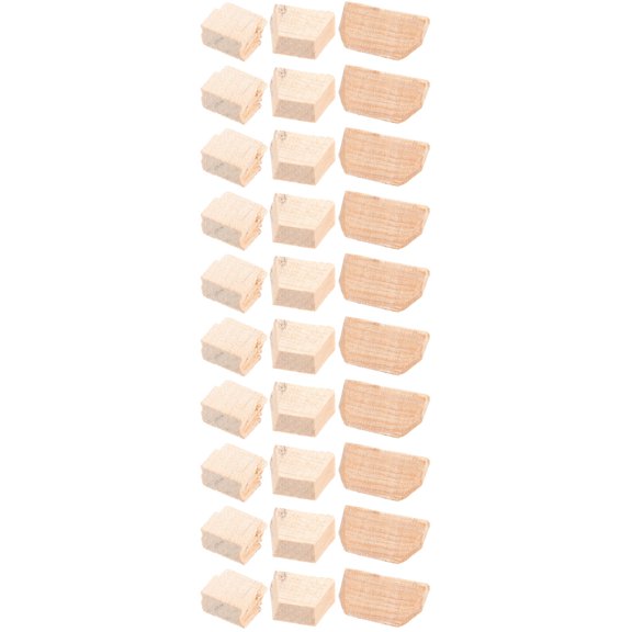 unbranded 10 Sets  Fiddlestick Replacement Parts Professional Wooden Wedges Plugs for Cello