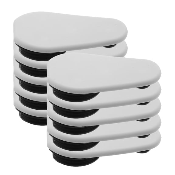 LITINKIMI Wood Shelf Installation Bracket Stability Enhancement White Pp 10Sets