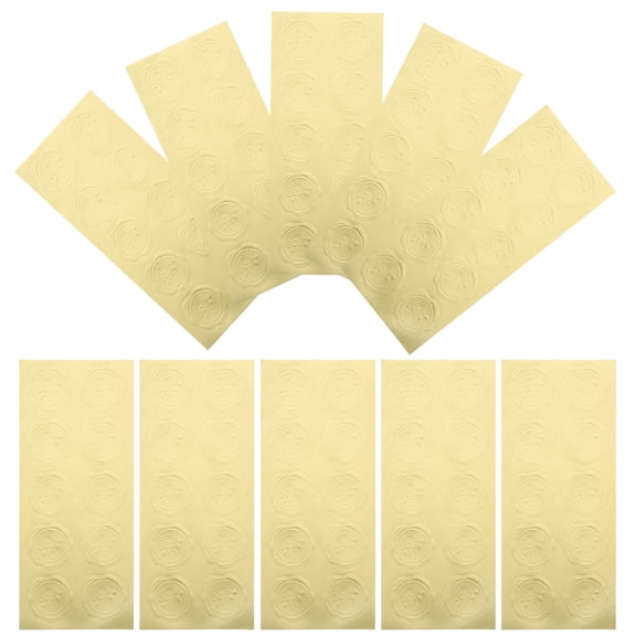 ROMANSENTIAL Decorative Golden Envelope Sealing Sticker for Invitations Baking and Boxes