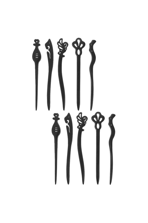 10 pcs Chinese Style Hair Stick Vintage Hair Chopstick Accessory Retro Updo Hair Stick Random Style