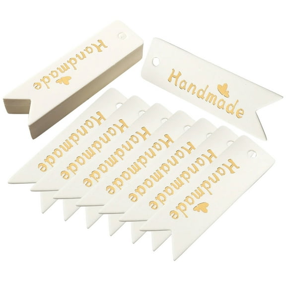 FOLOYORI Label Tags For Crafts present Tags White Paper 100Pcs 2.76x0.79In