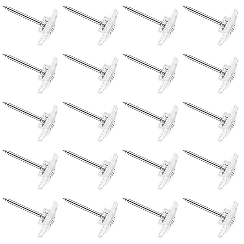 unbranded 100 Pcs Clear Thumb Tacks Ct Cork Board for Office Corkboard ...