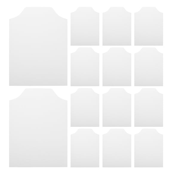 unbranded 100 Pcs Heavy Duty White Cardboard Packaging Supplies Garment