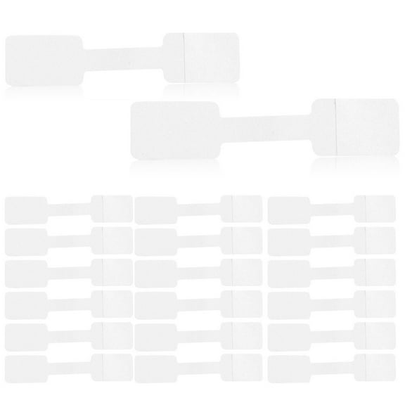 unbranded  100 Pcs Blank Label Tags Dumbbell Jewelry Stickers Price Adhesive Practical