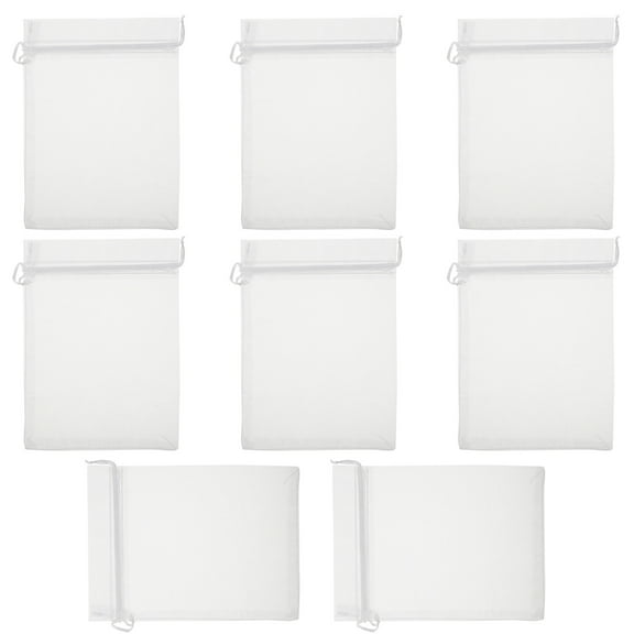 FONDOTIN Candy Bags for Wedding White 100Pcs 7.1x5.1in