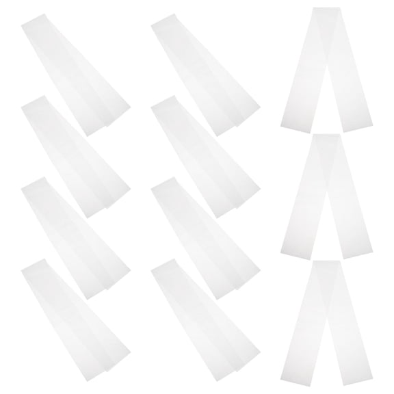 unbranded 100 Pcs Long Plastic Fish Container Strip Containers Leakproof Transparent