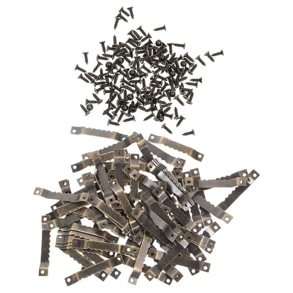 unbranded  100 Pcs Picture Hanging Hardware Heavy Duty Hooks Hangers for Drywall